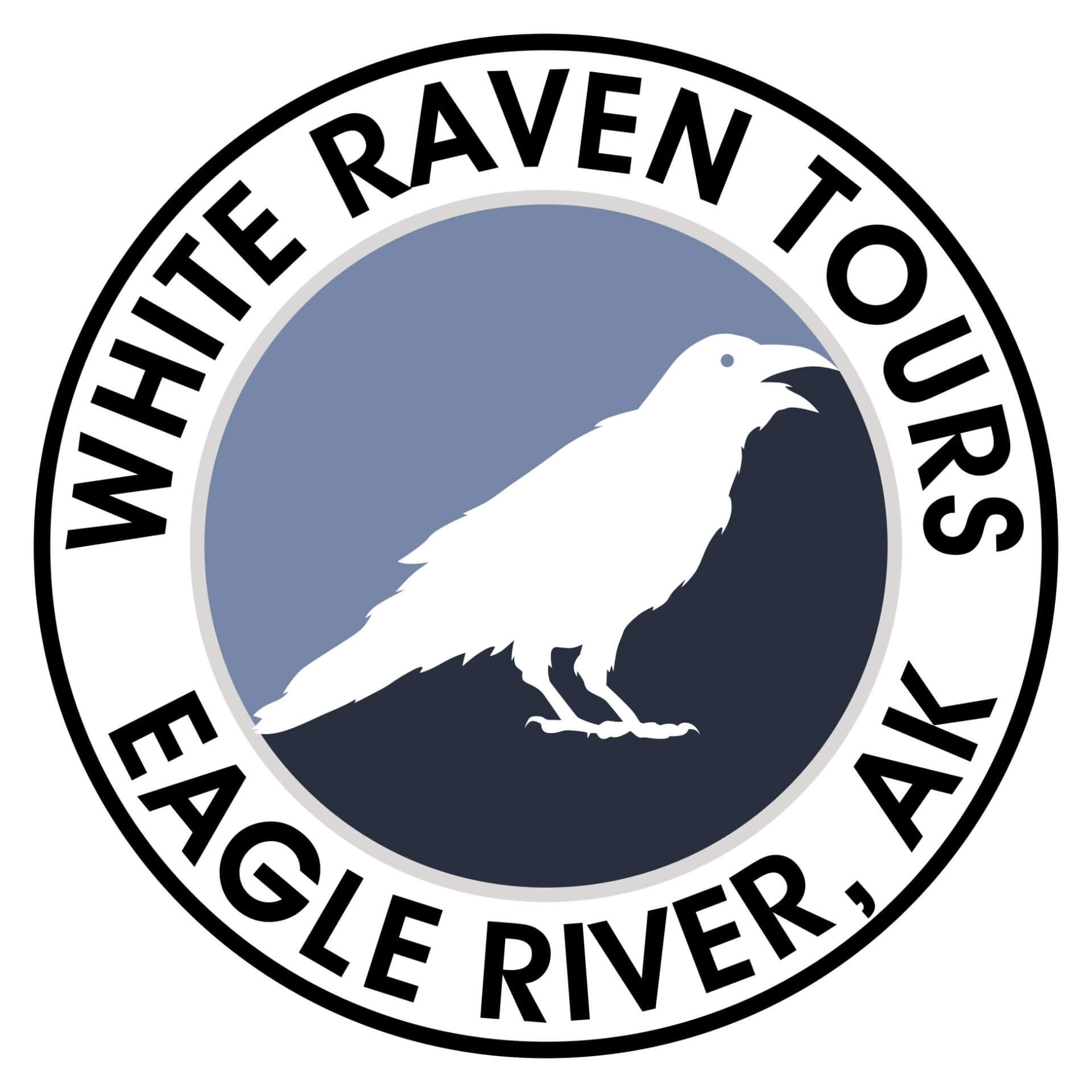 White Raven Tours Logo