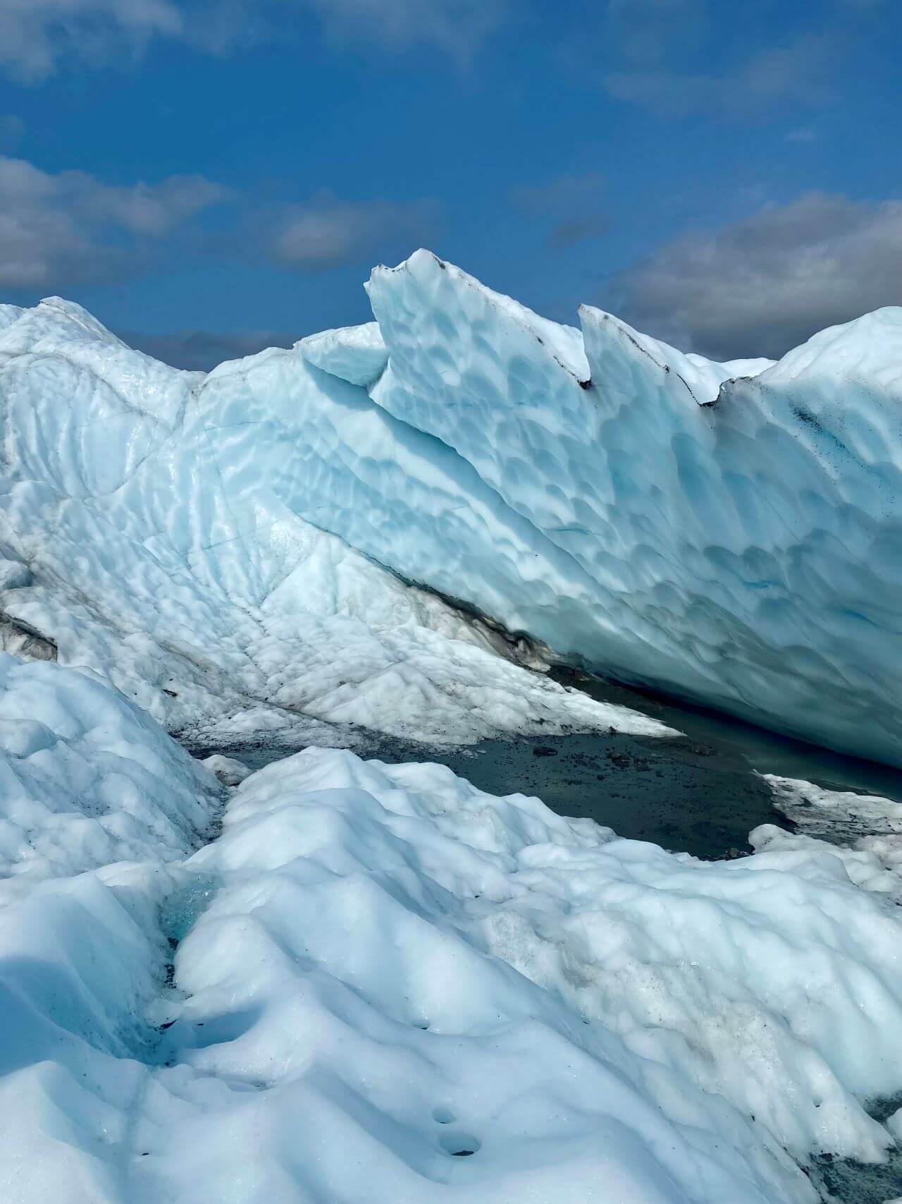 Blue Ice Formations